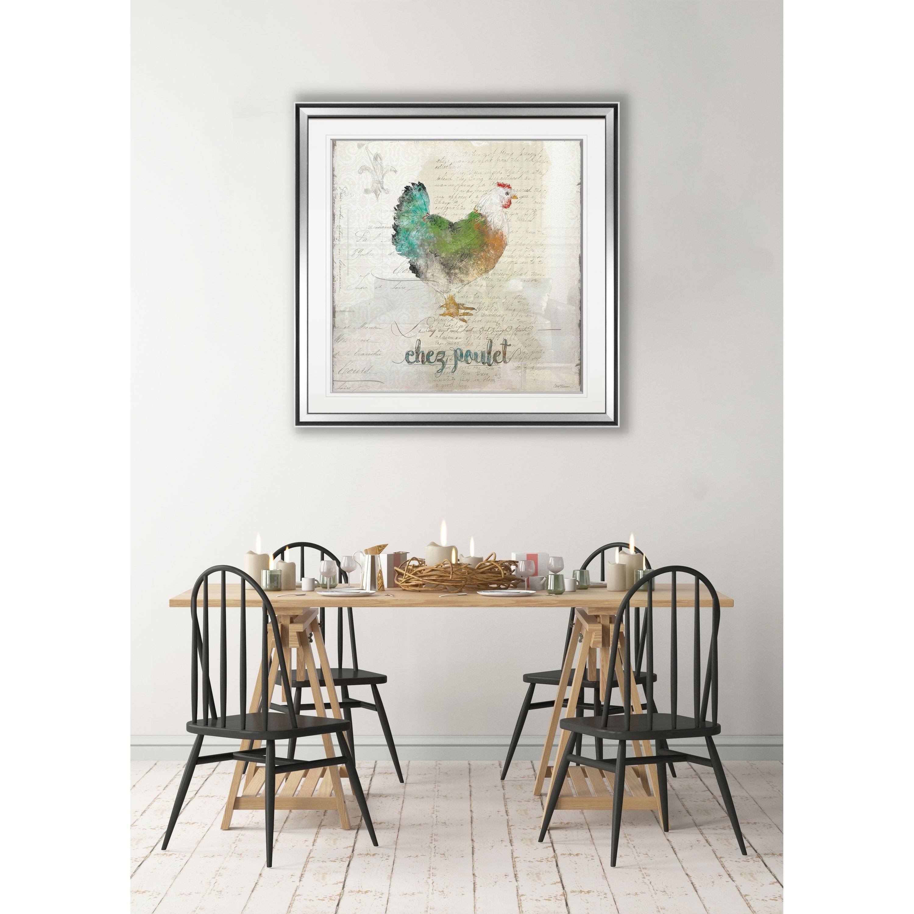 Framed Giclee Print 24 x 24 I4374