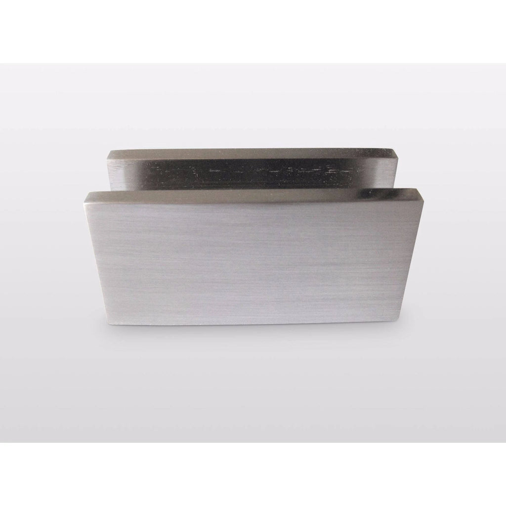 Frameless Shower Door Single Fixed Panel Brushed Nickel O435082