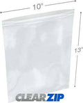 10 x 13 in. Clear Zip Lock Bags - Case of 500 F99330