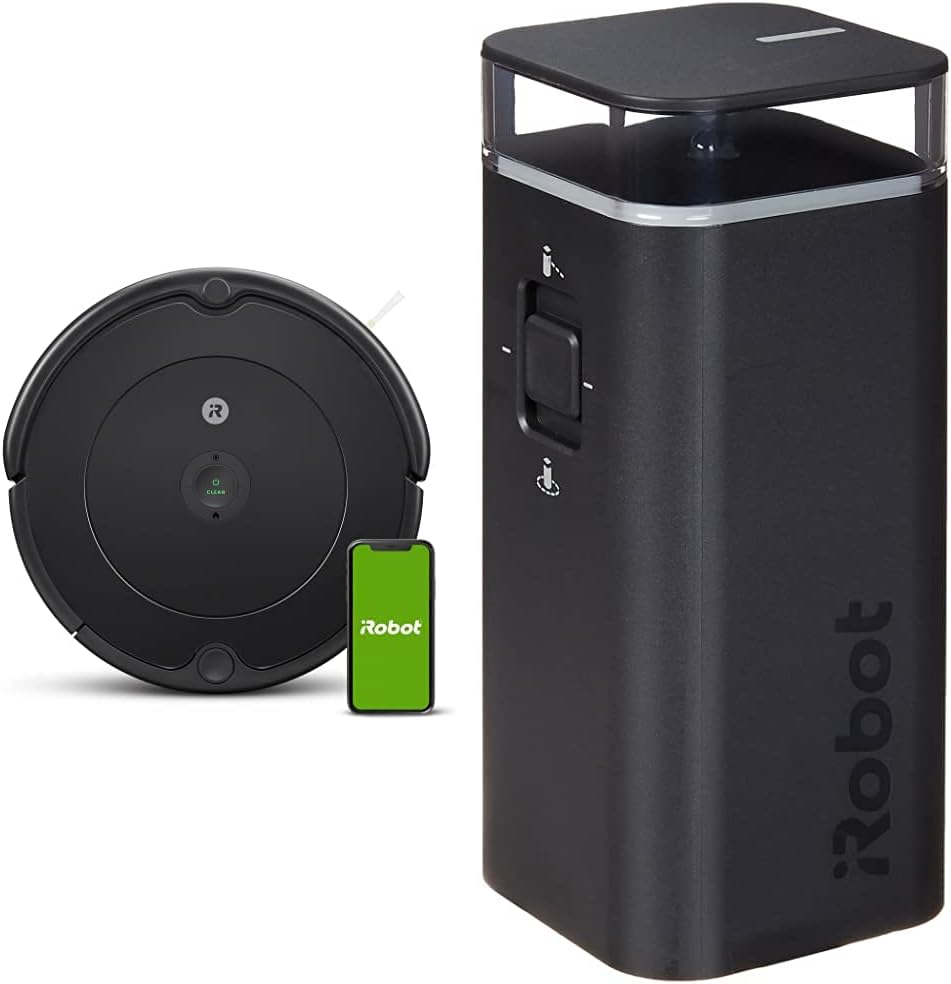 White Robot Vacuum with Self-Charging U491