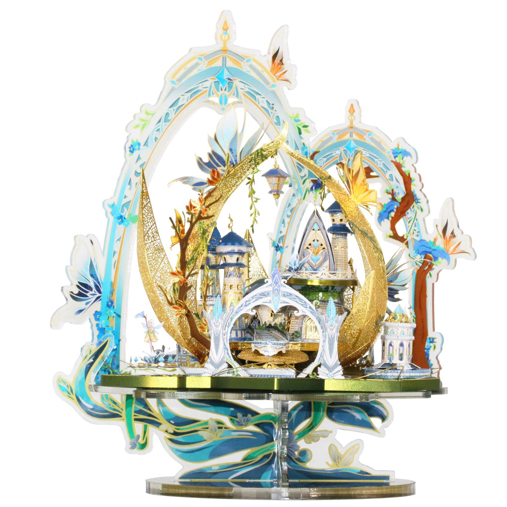 3D Metal Model Kits Fairy Castle Cinderella Princess DIY Kits U952