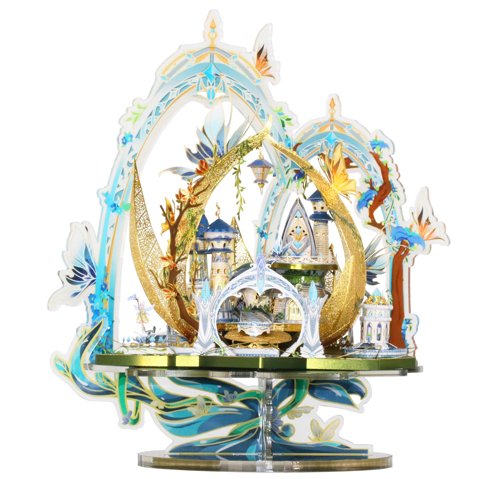 3D Metal Model Kits Fairy Castle Cinderella Princess DIY Kits U952