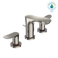 Two Handle Widespread Bathroom Sink Faucet, Polished Nickel J53037