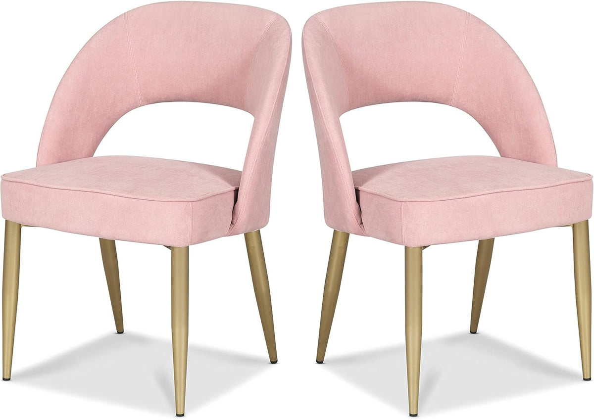 Powder Pink Dining Chair (Set of 2) R334