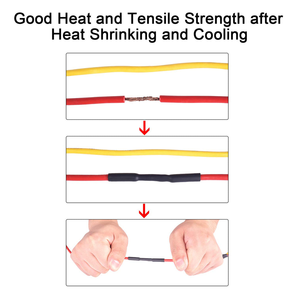 5/8 Inch 3:1 Waterproof Heat Shrink Tubing, 4 Ft Red V830499