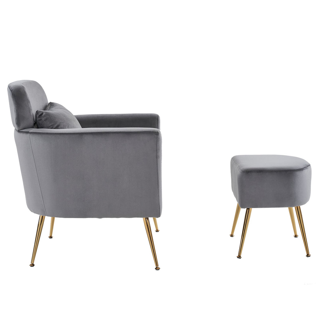 Dark Gray Flannelette Single Chair W250