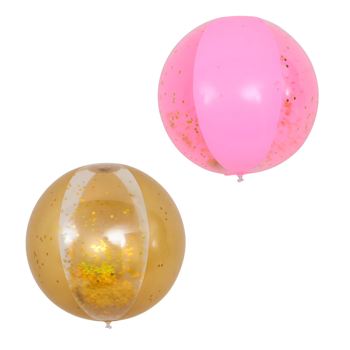 Golden Transparent Beach Balls G78862