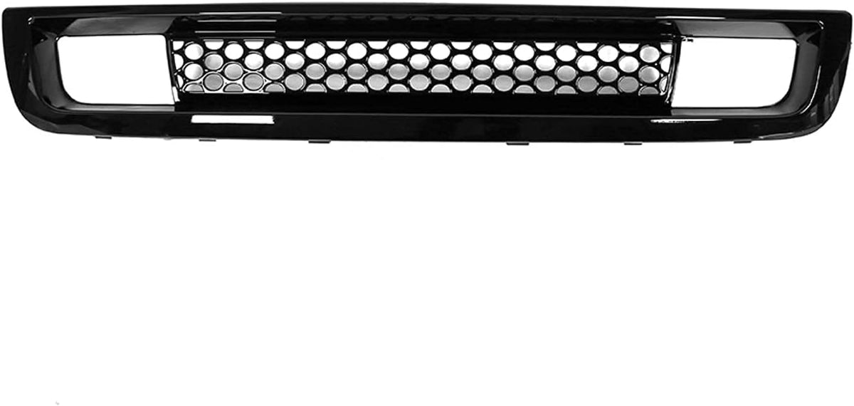 Mesh Glossy Black Front Hood Molding Trim and Grille J959159