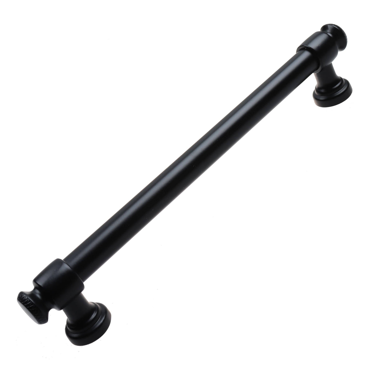 25-pk 6-1/4 in. Center Matte Black Cabinet Pull F142571