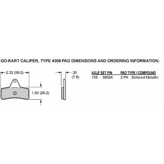 Caliper with 1.00in Pistons .125in Disc D99576