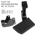 Left Side Rear Truck Aluminium Bed Side Steps For 2015-2019 Ford F-150 V326