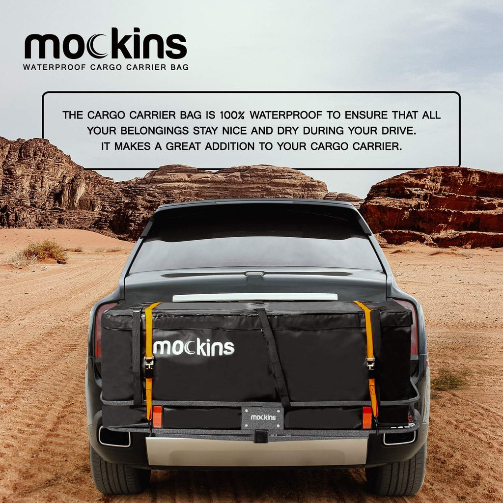 25 Cu Ft Waterproof Cargo Bag for Hitch Carrier with Straps Y265
