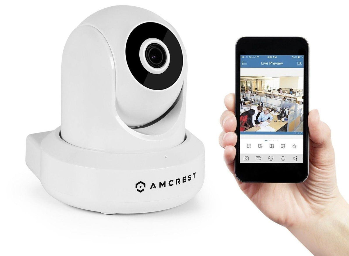 2-Pack 1080p WiFi IP Security Camera Pan/Tilt B93974