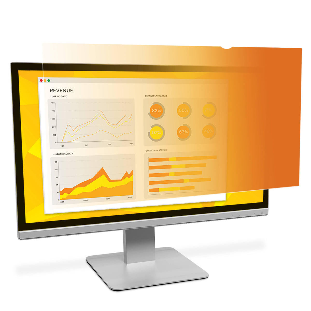 Gold Privacy Filter for 20 inch Widescreen Monitor D594388
