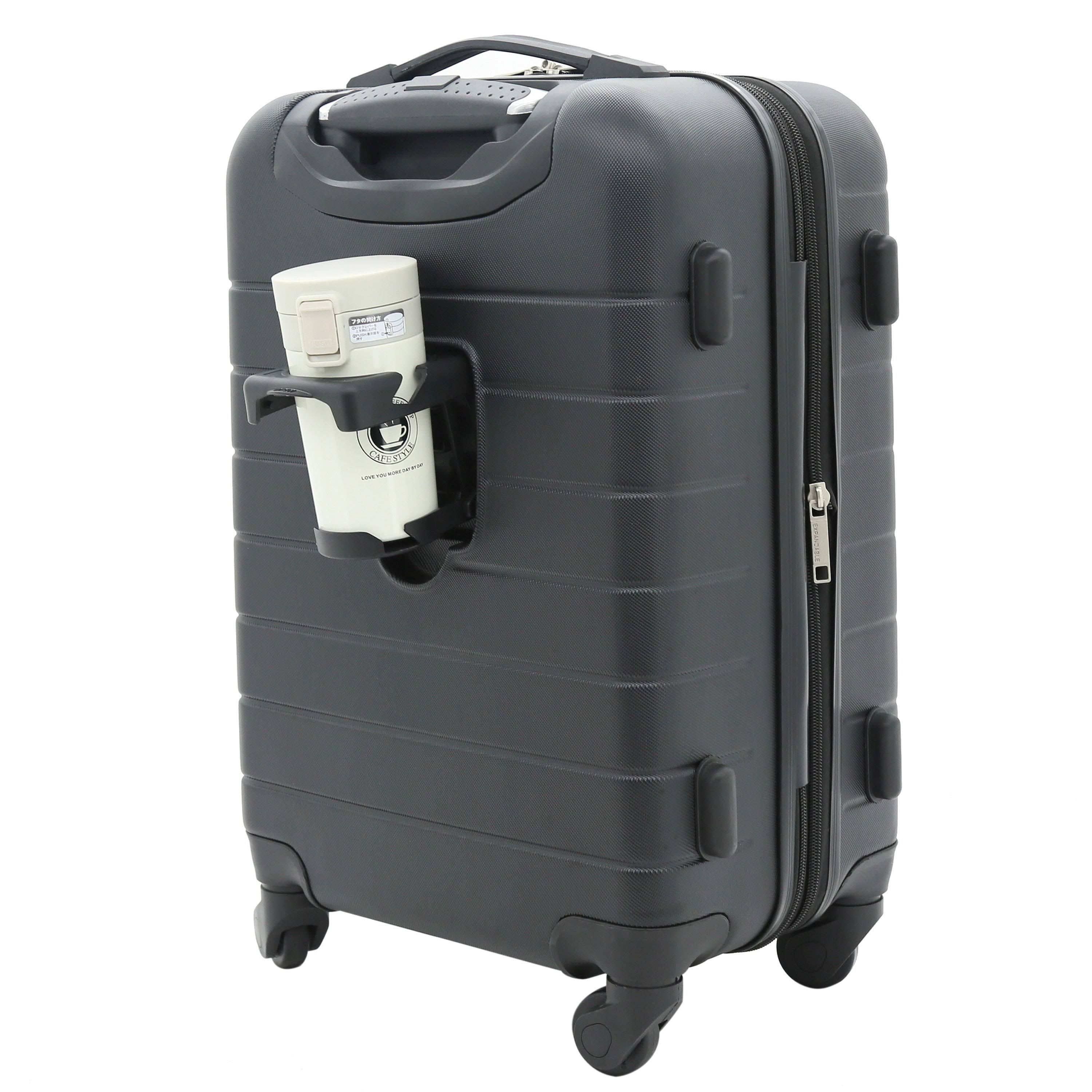 2-Piece Rolling Carry-On Set Navy Y9522
