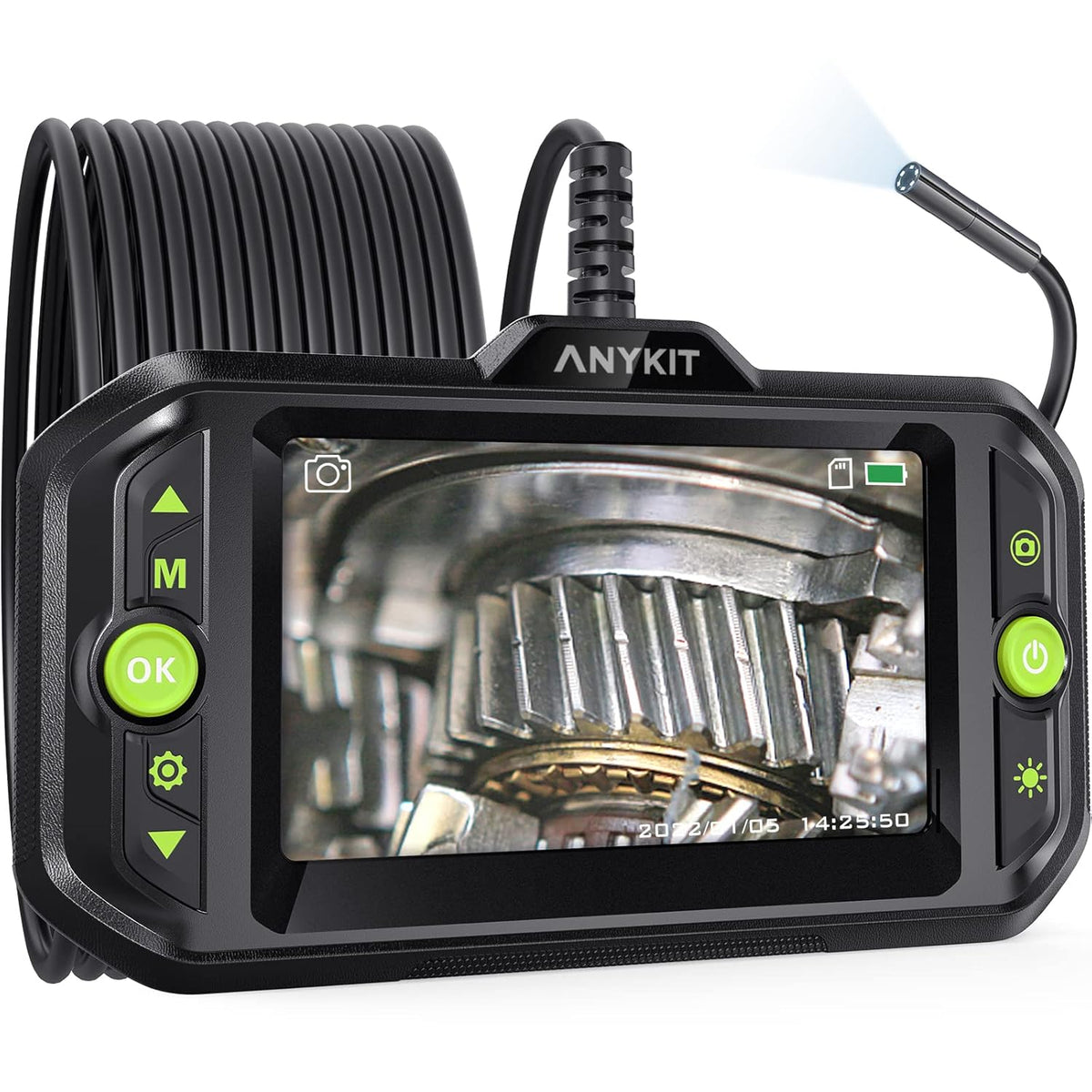 1080P HD Borescope Inspection Camera with 6 LED Lights J763275