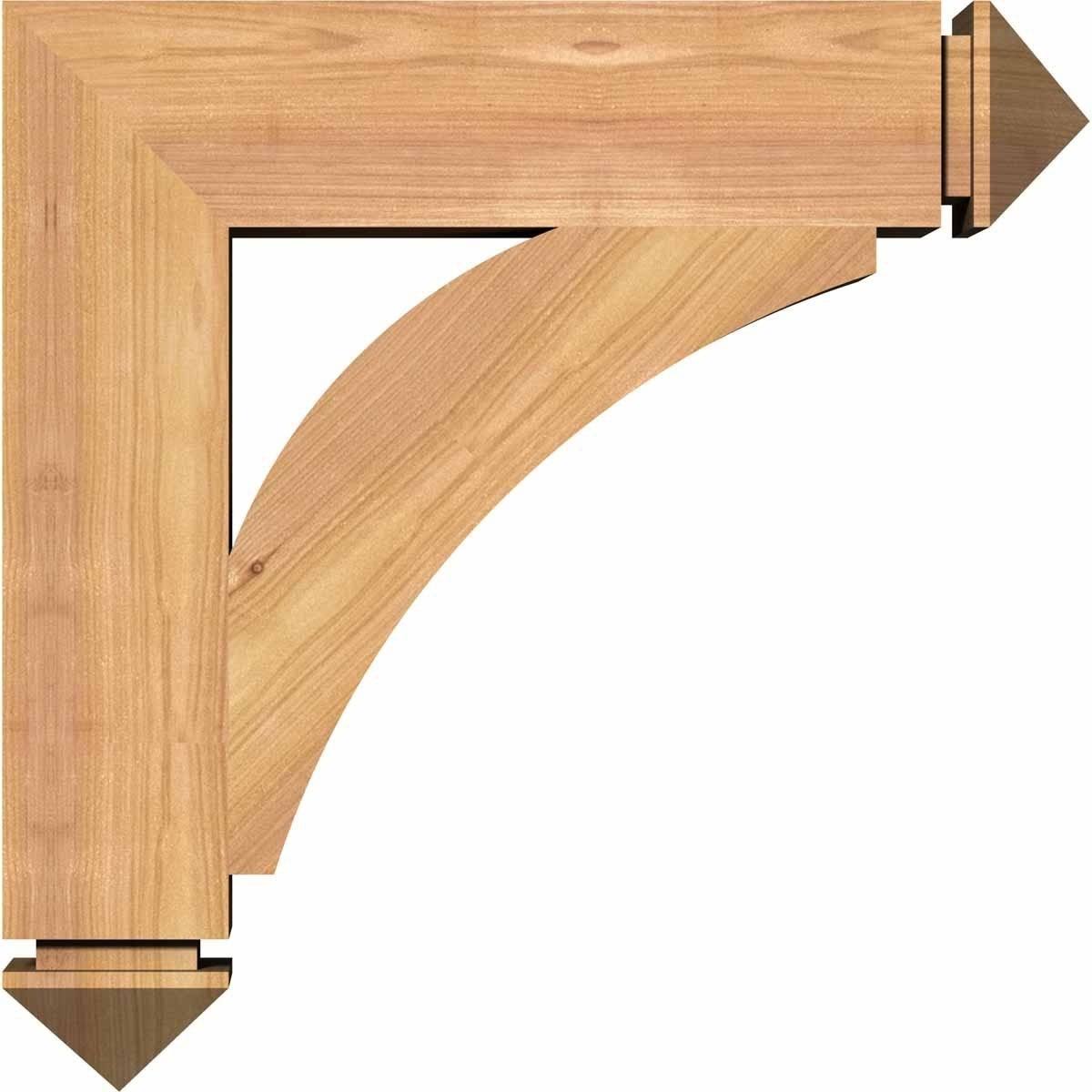 Western Red Cedar Smooth Bracket Z46423