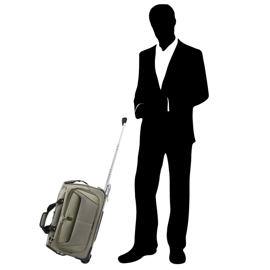 Carry on Rolling Duffel Slate Green T802