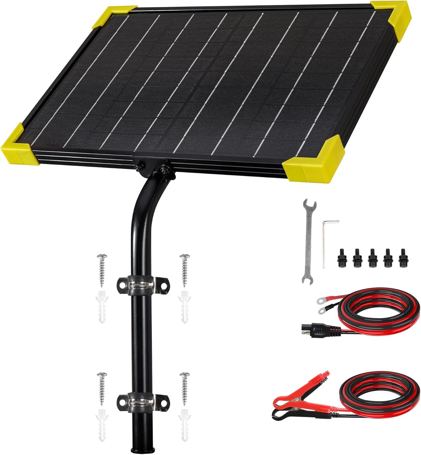 10 Watt 12V Waterproof Solar Battery Trickle Charger with Mount Bracket E7762