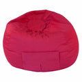 Red Denim Look Bean Bag with Cargo Pocket T99216
