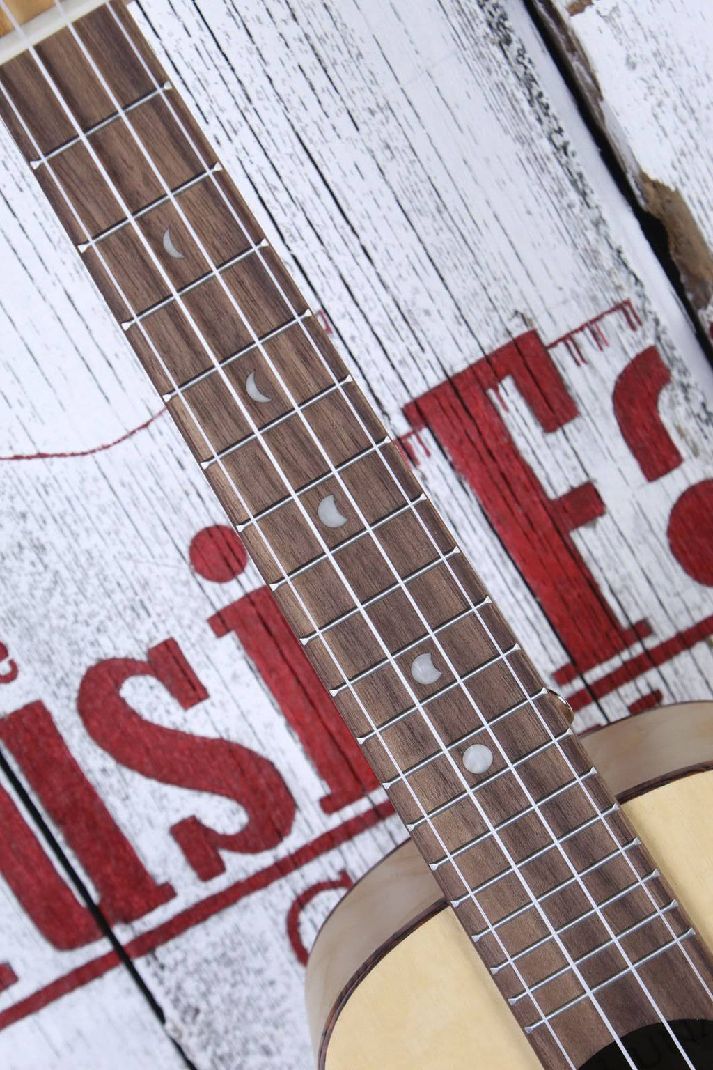 Olive Ash Burl Crescent Ukulele S316445