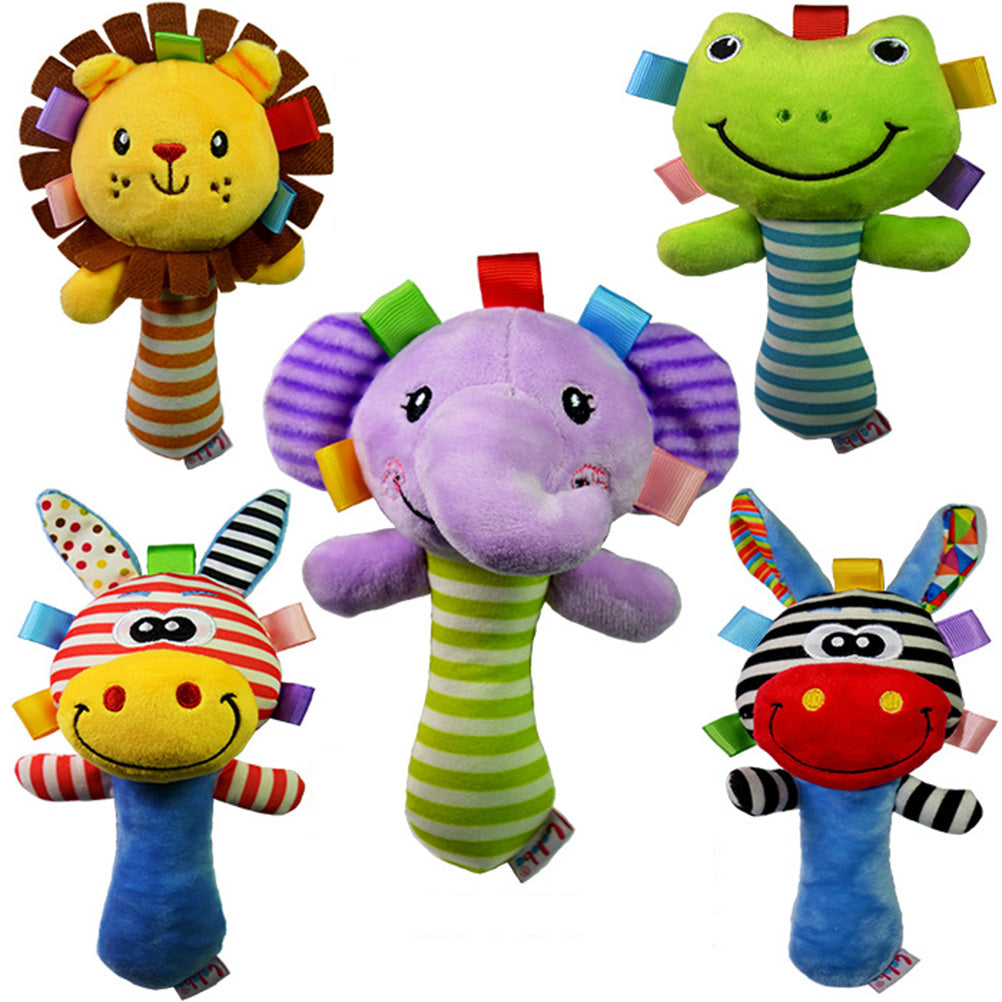 Giraffe Plush Rattle Toy for Newborn A124340