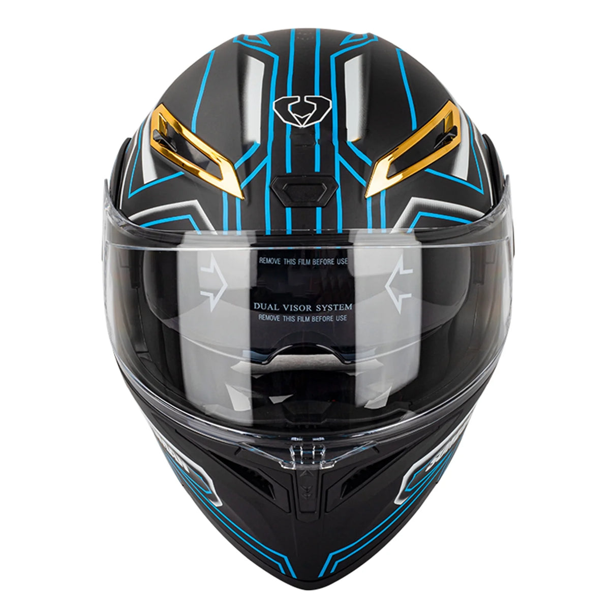 Motorbike Helmet with Dual Visor D92058