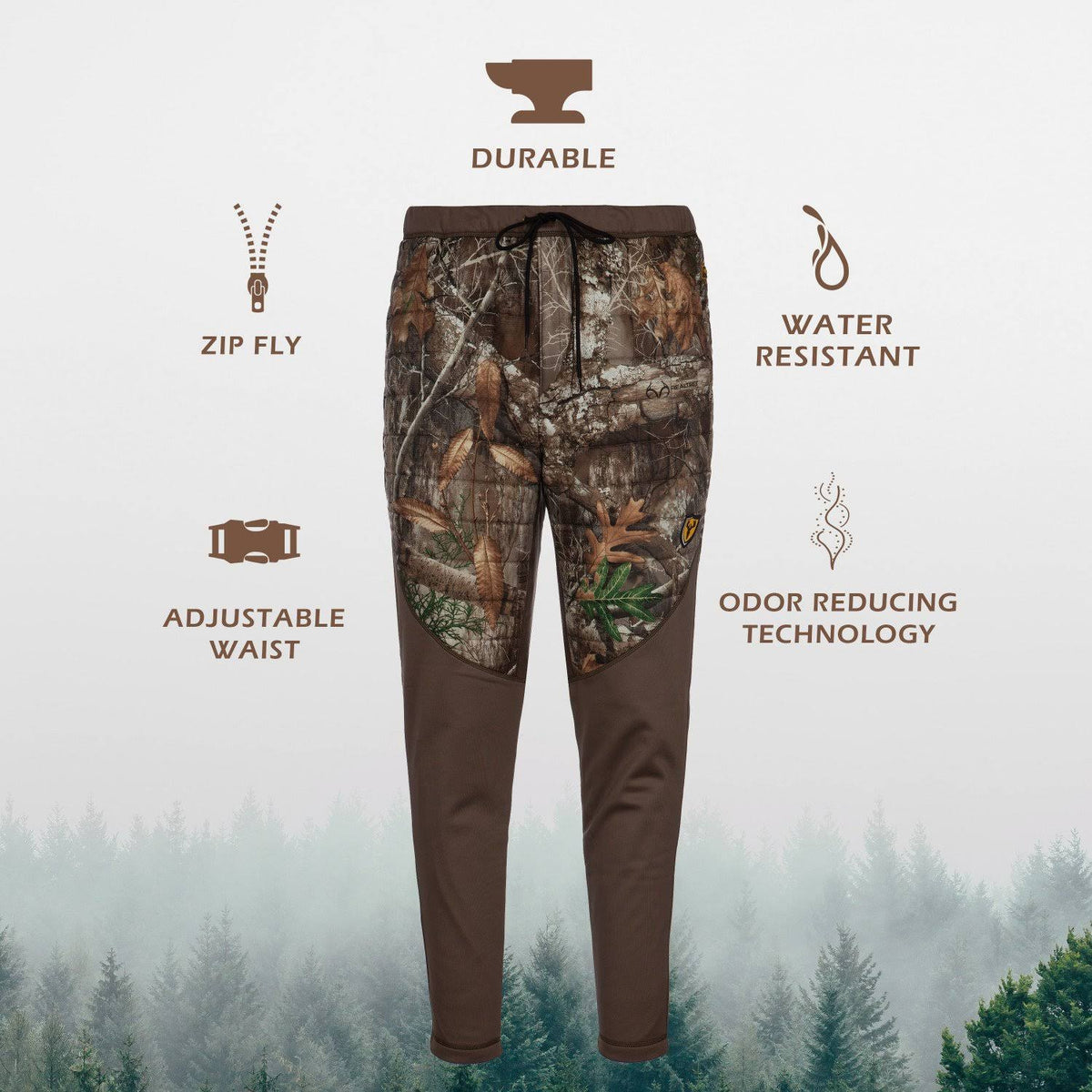 Thermal Hybrid Bottom Realtree Edge 2X-Large O808