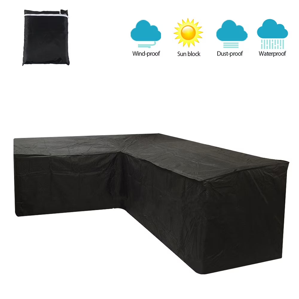 Patio Waterproof Outdoor Furniture Sofa Protector With Storage Bag N224