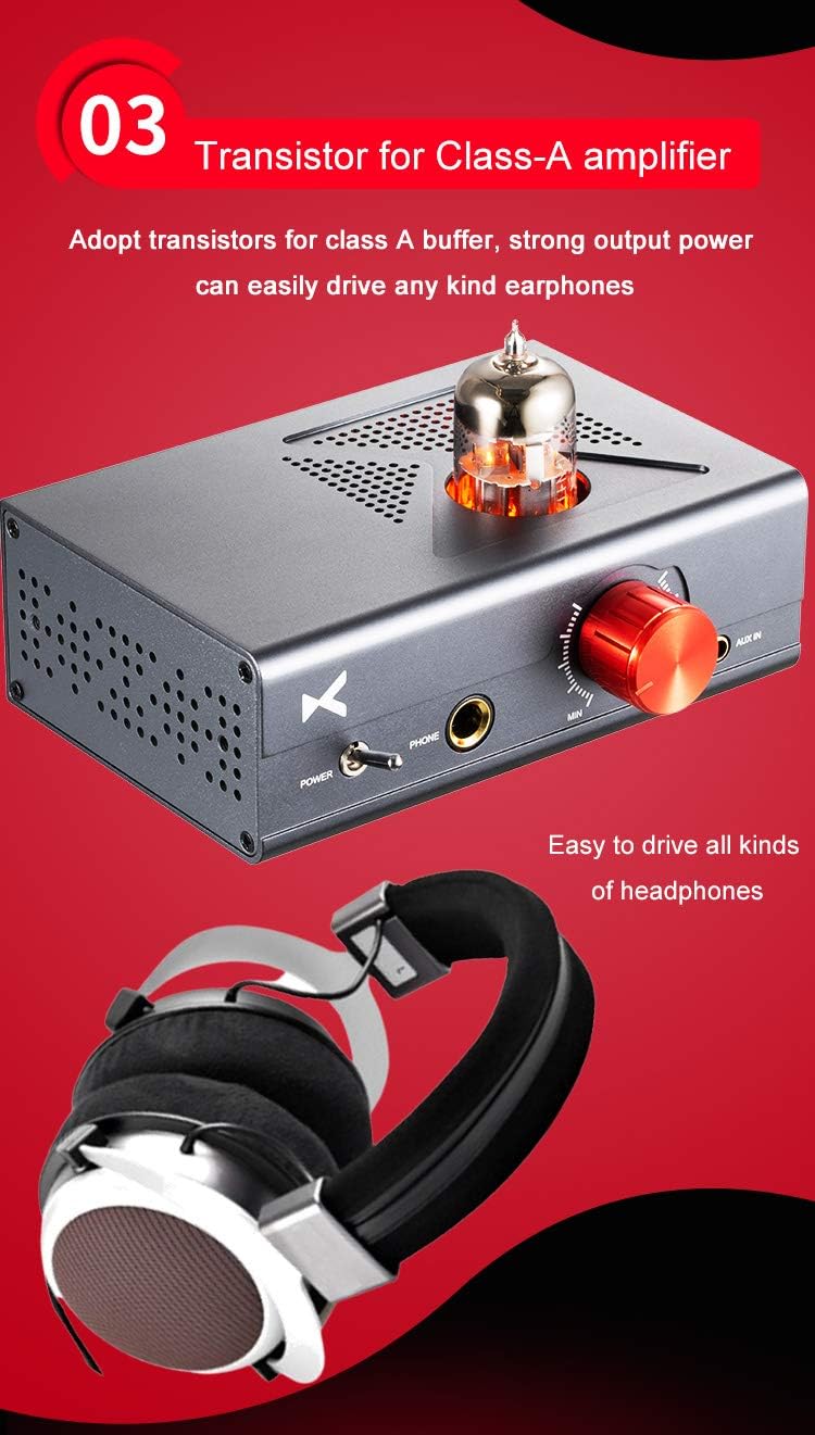 Tube Headphone Amplifier Line Out Pre-Amp P481616