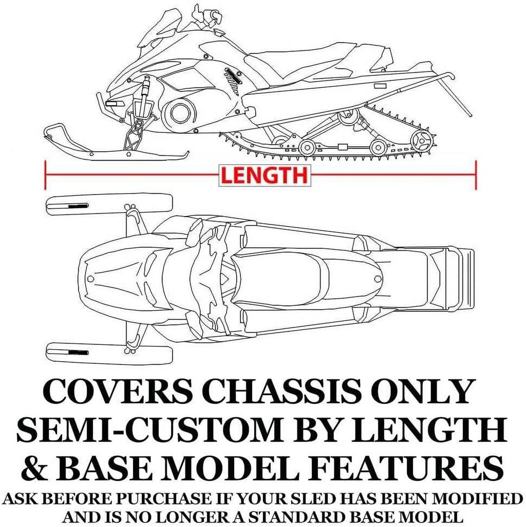 Trailerable 600 Denier Snowmobile Cover N312