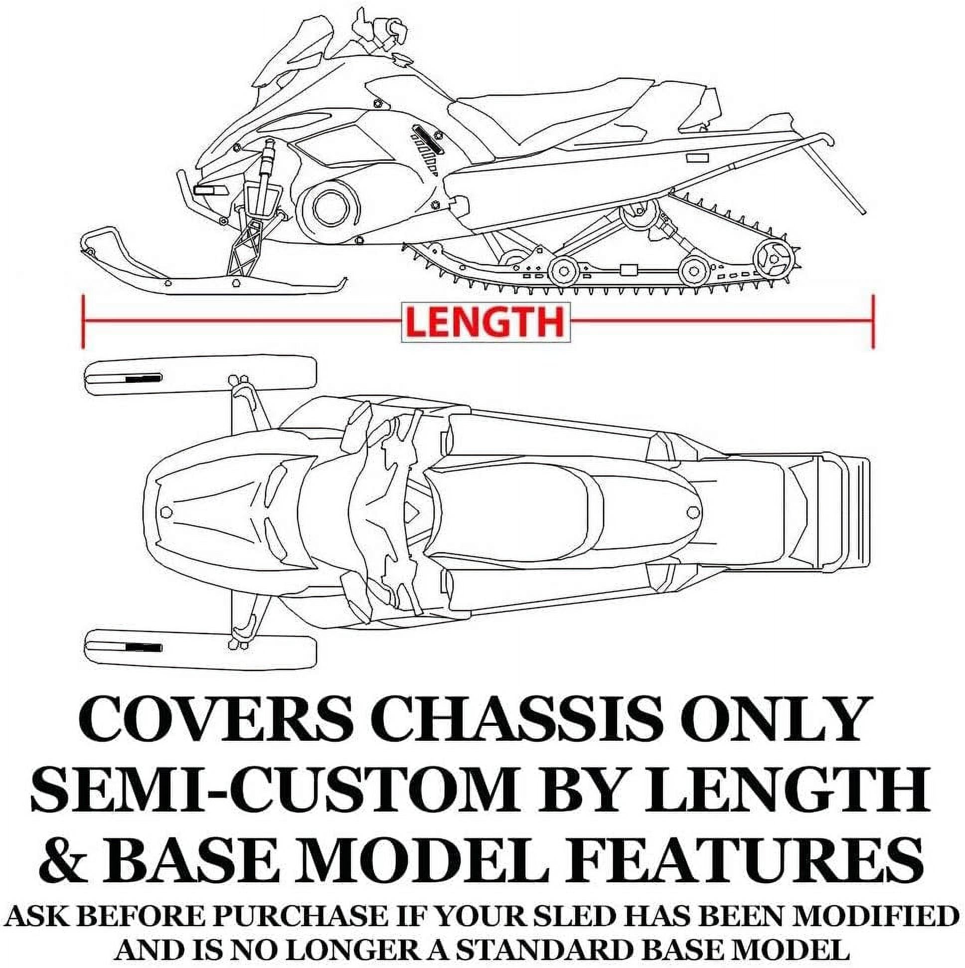 Trailerable 600 Denier Snowmobile Cover N312