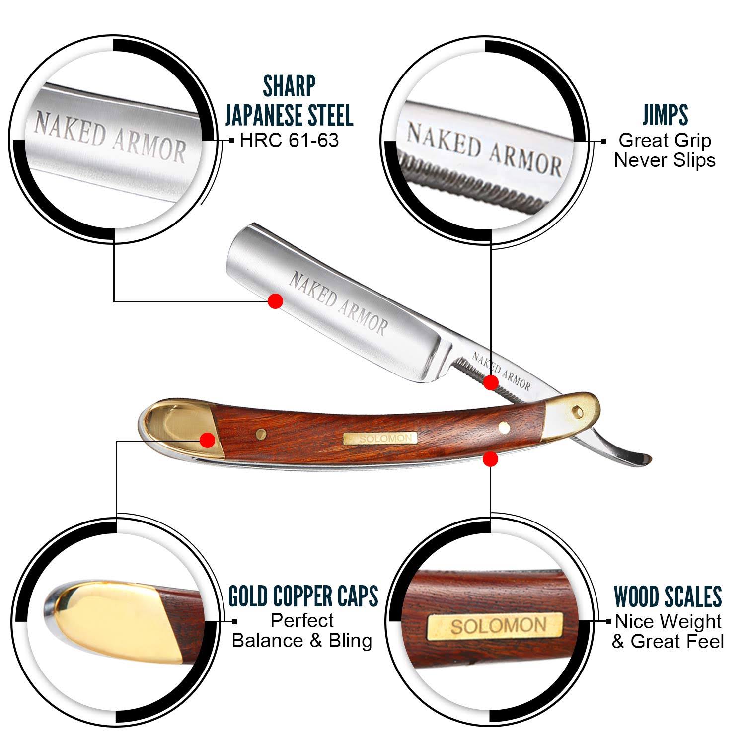 Straight Edge Razor, Japanese Steel G9254