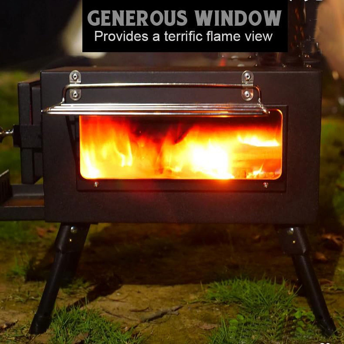 XL Wood Burning Tent Stove J58231
