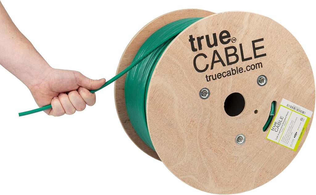 1000ft Green 23AWG Solid Bare Copper Bulk Ethernet Cable A159260