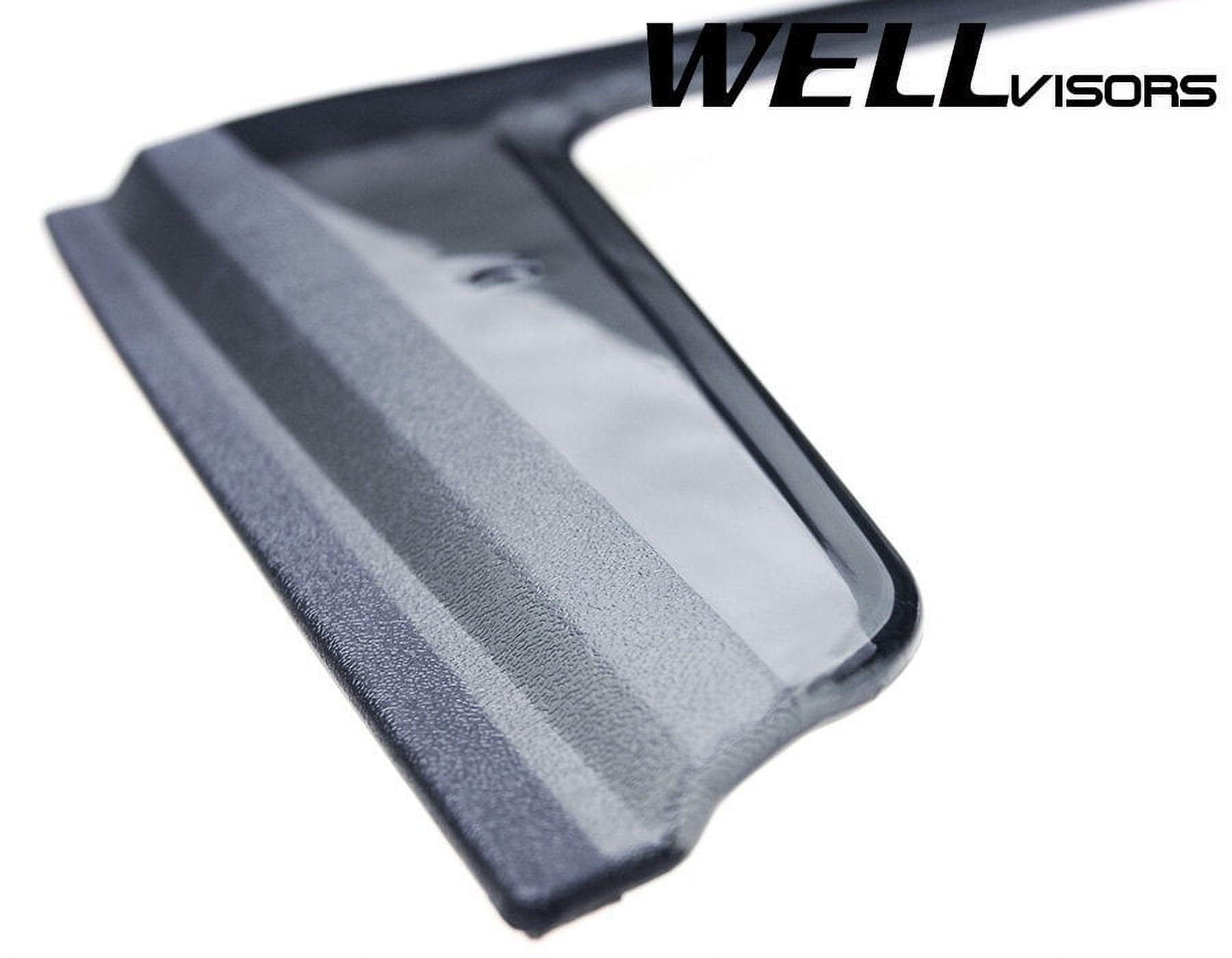 Side Window Visors Rain Guards for Jeep Wrangler JK 2 Door H87993