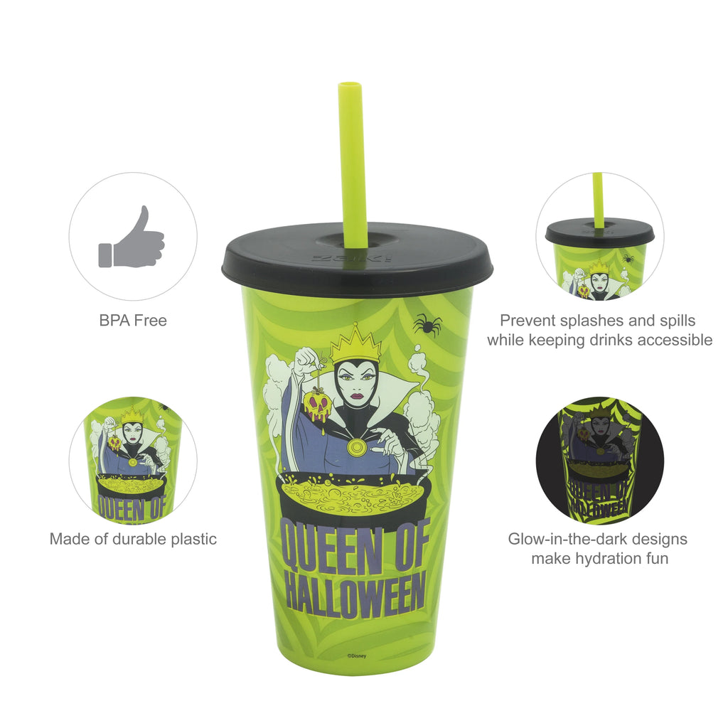 4 pcs 25 oz Glow in the Dark Plastic Tumbler Set T784061