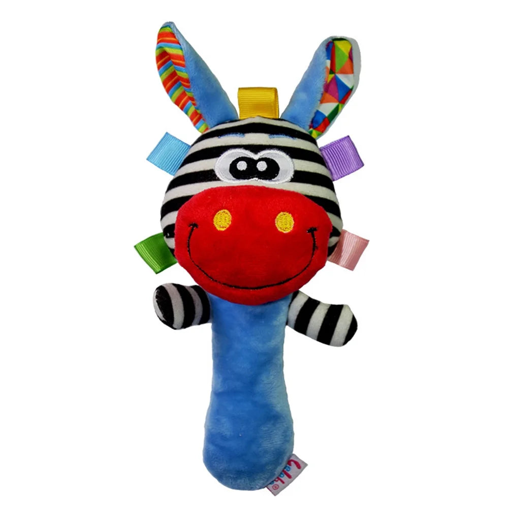 Giraffe Plush Rattle Toy for Newborn A124340