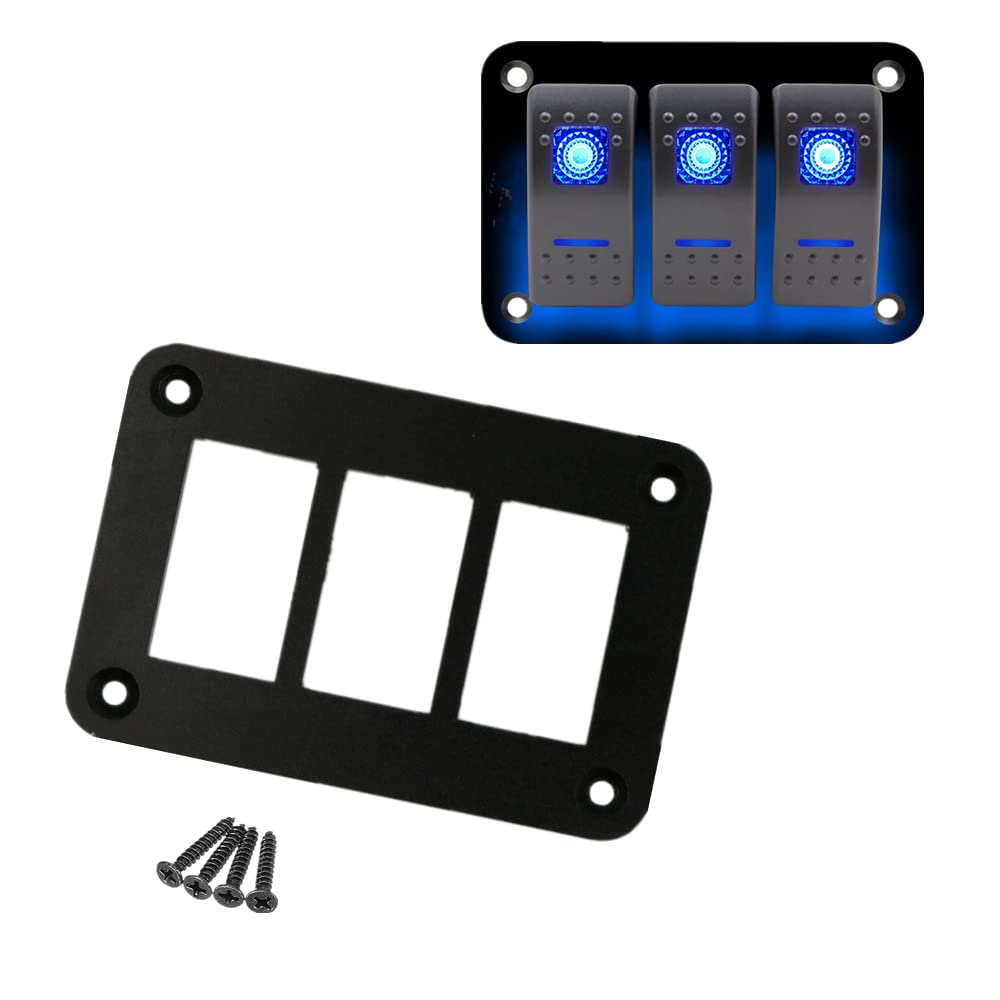 Rocker Switch Panel Housing Holder with Screws (6way) Pack of 2 E2885