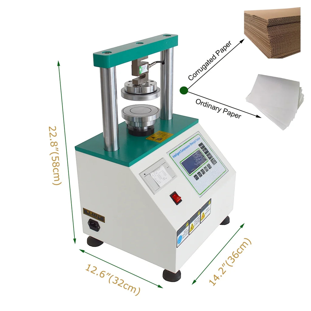 Paper Core Compression Strength Tester Flat Crush Strength Tester T929173