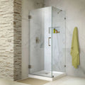 Brushed Nickel Hinged Shower Enclosure W278