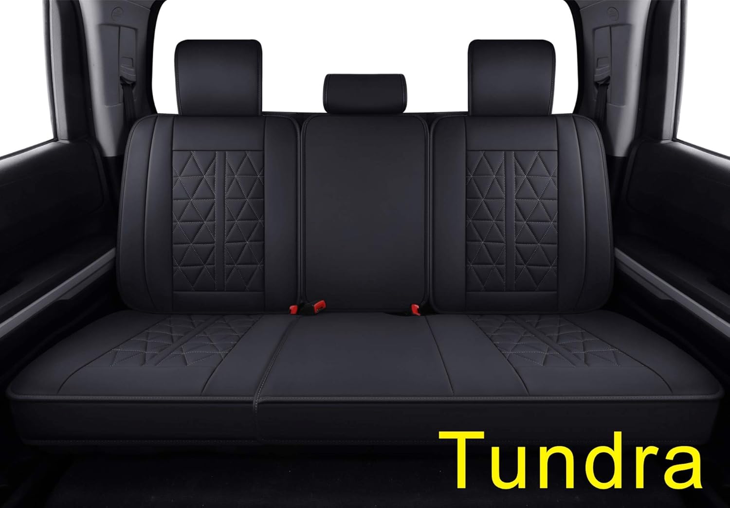 Waterproof Faux Leather Seat Covers (Black 2 PCS) B560