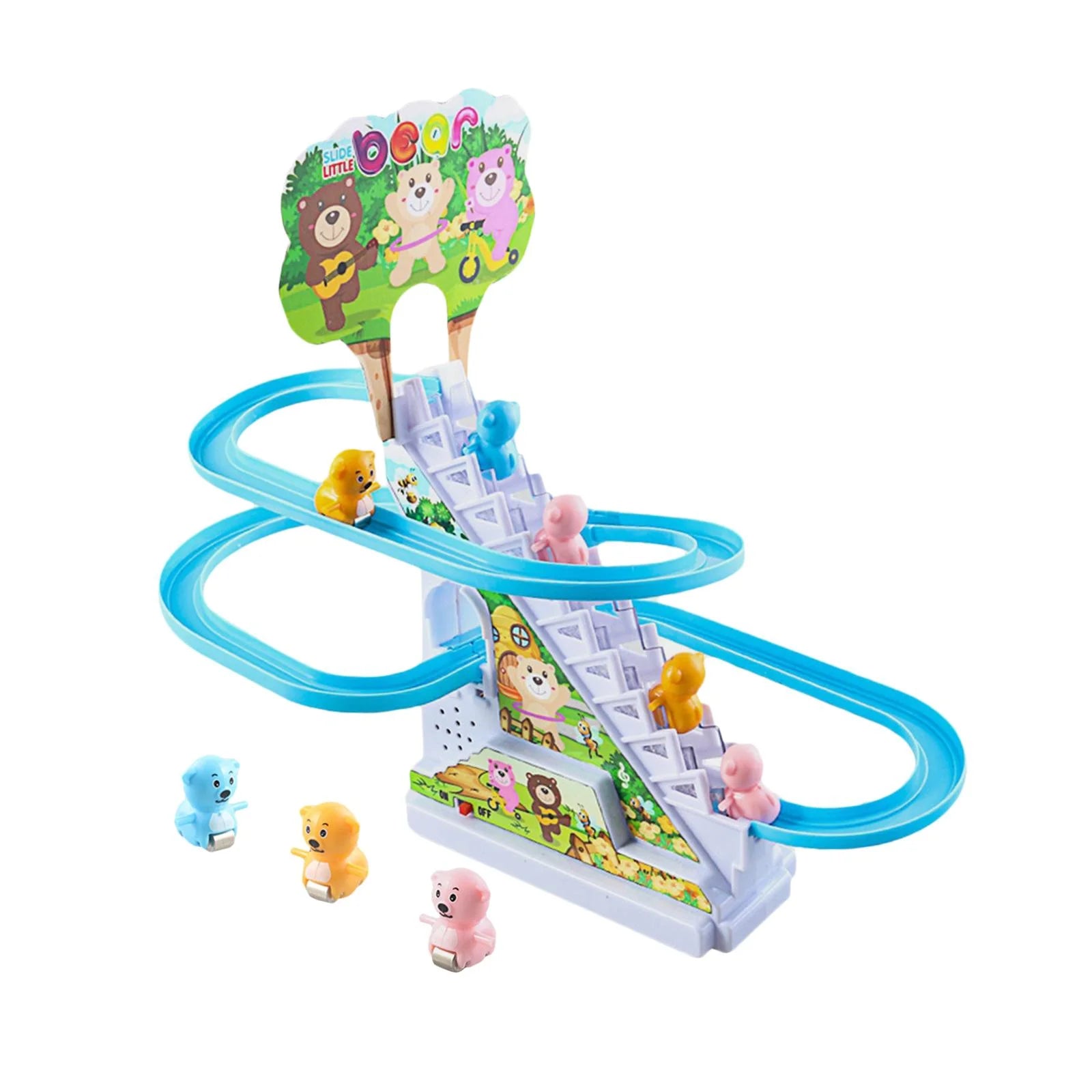 Roller Coaster Toy with 9 Bears K949029