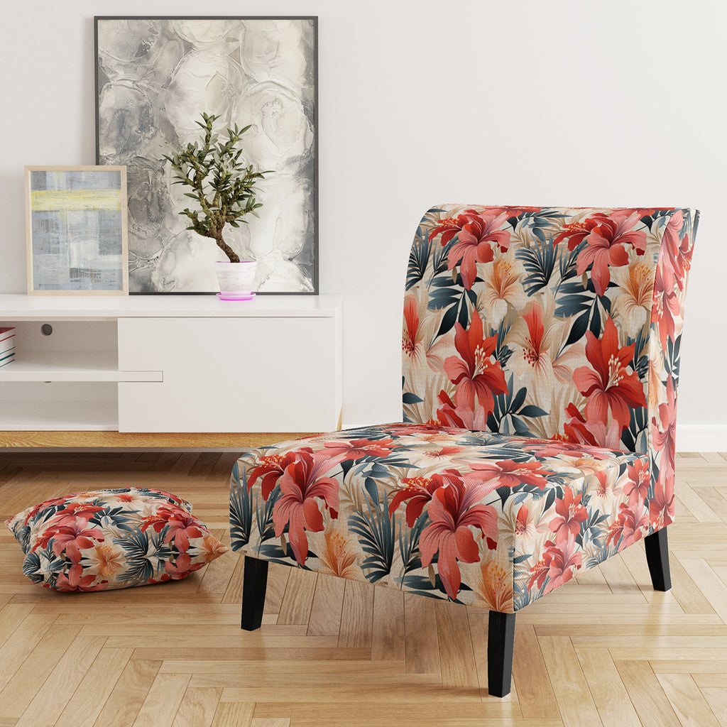 Tropical Accent Chair and Arm Chair F1742