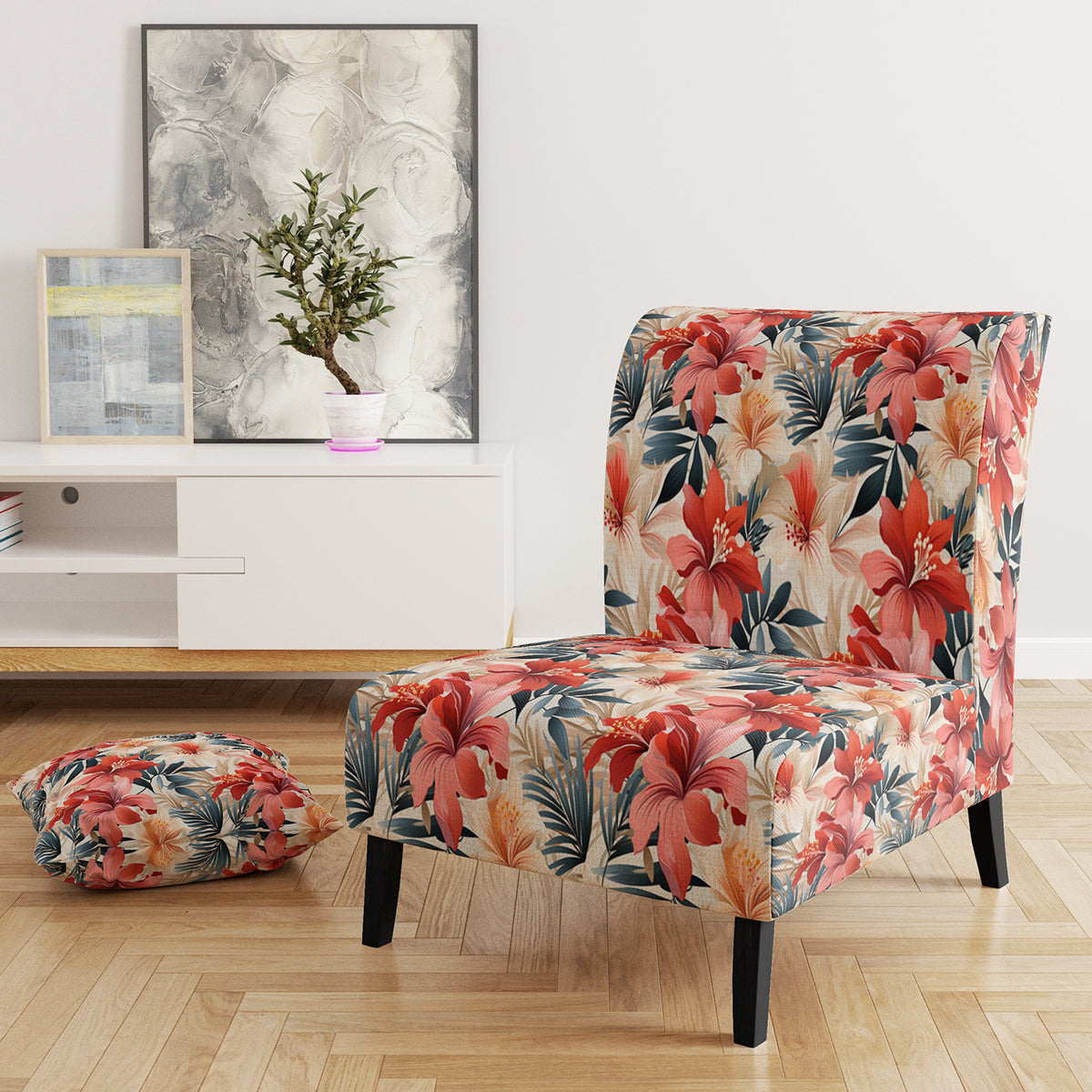 Tropical Accent Chair and Arm Chair F1742