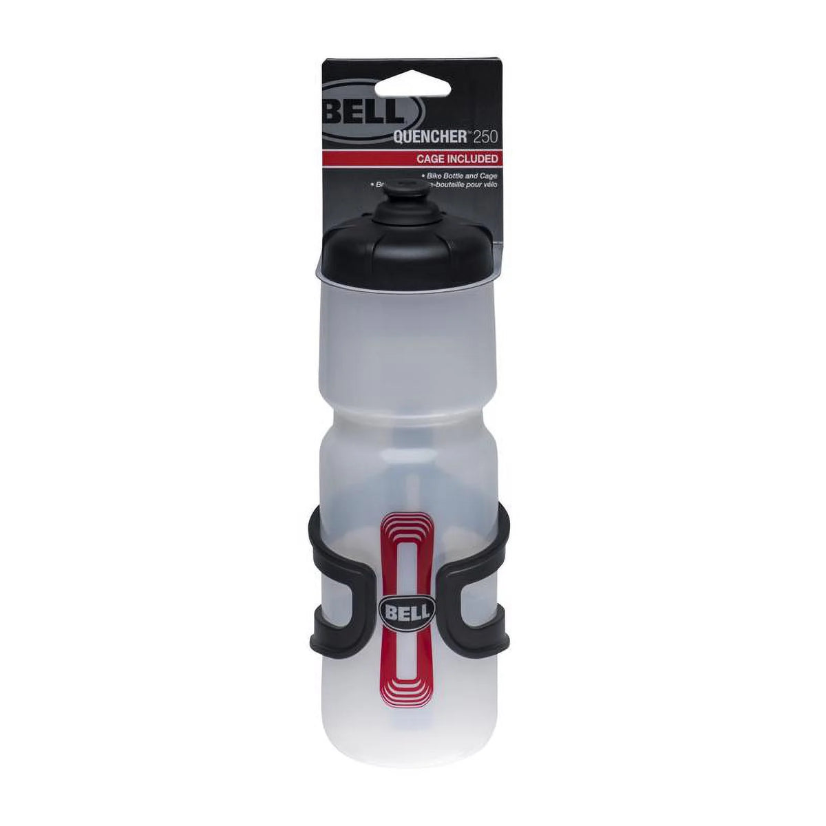 26 oz Clear Plastic Water Bottle with Cage O81464