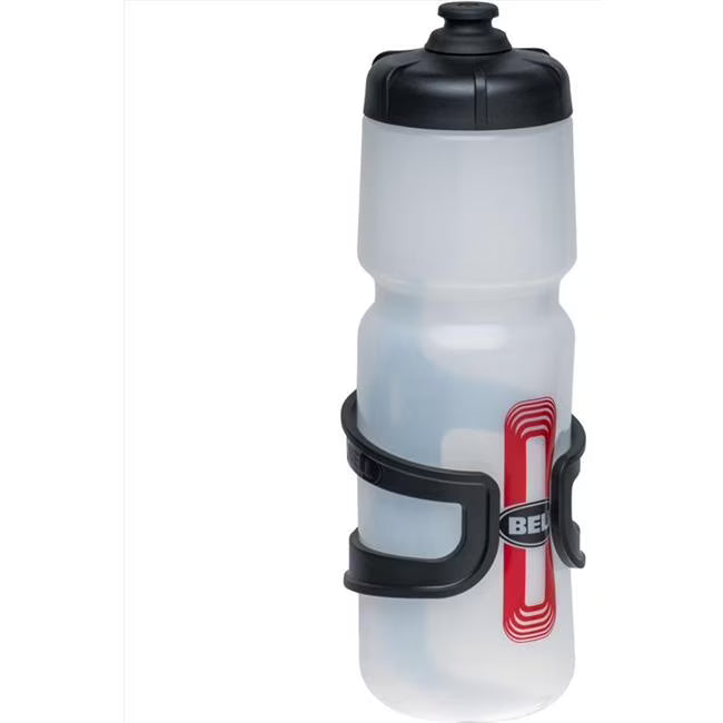 26 oz Clear Plastic Water Bottle with Cage O81464
