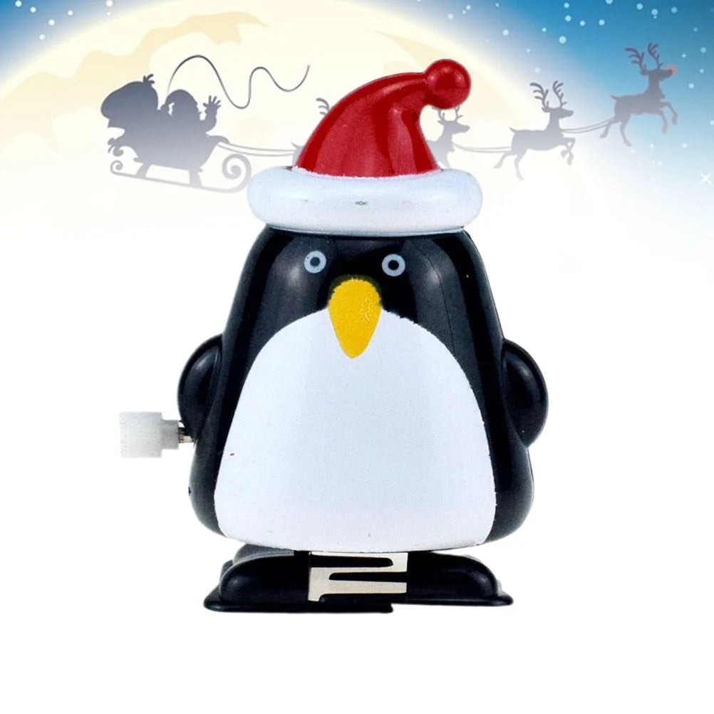 Christmas Clockwork Toy Penguin Wind Up Toys P72851