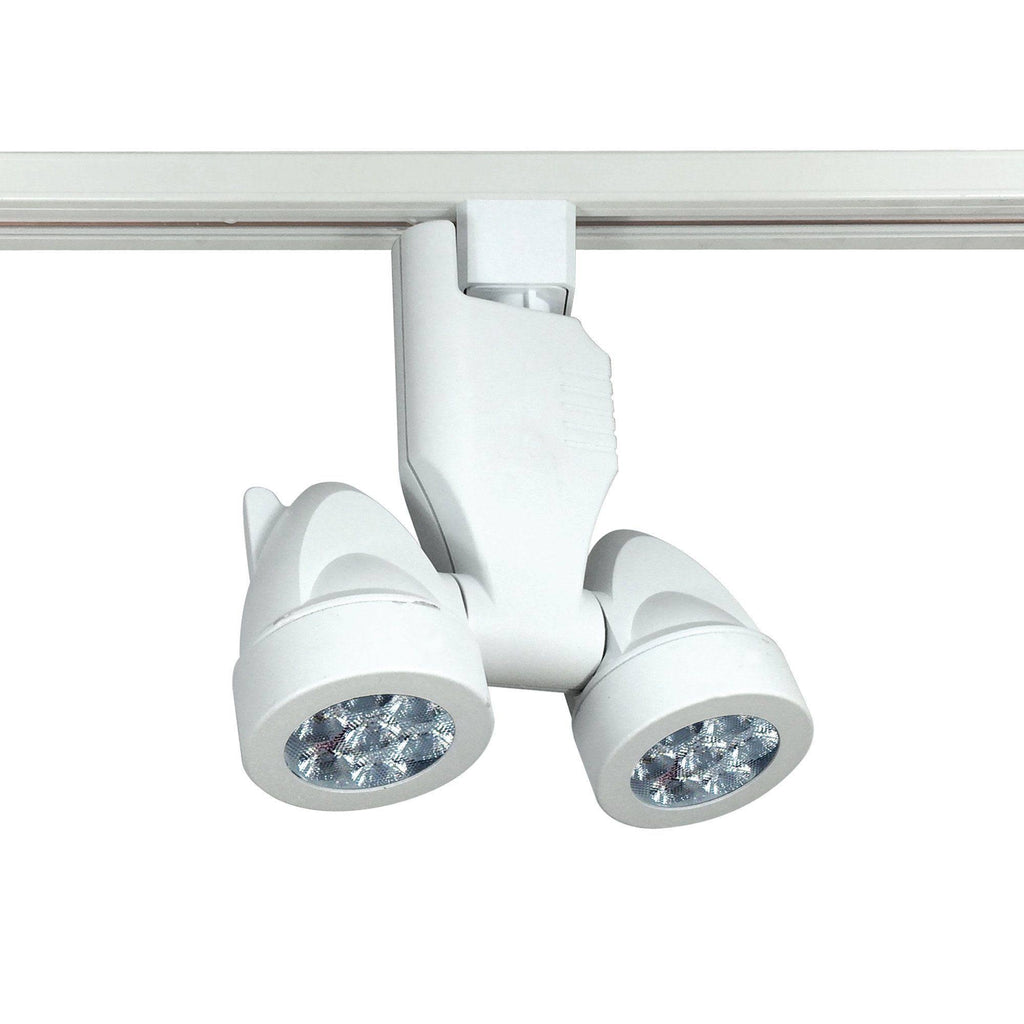 One Light Dual Track Head Black Fixture E527488