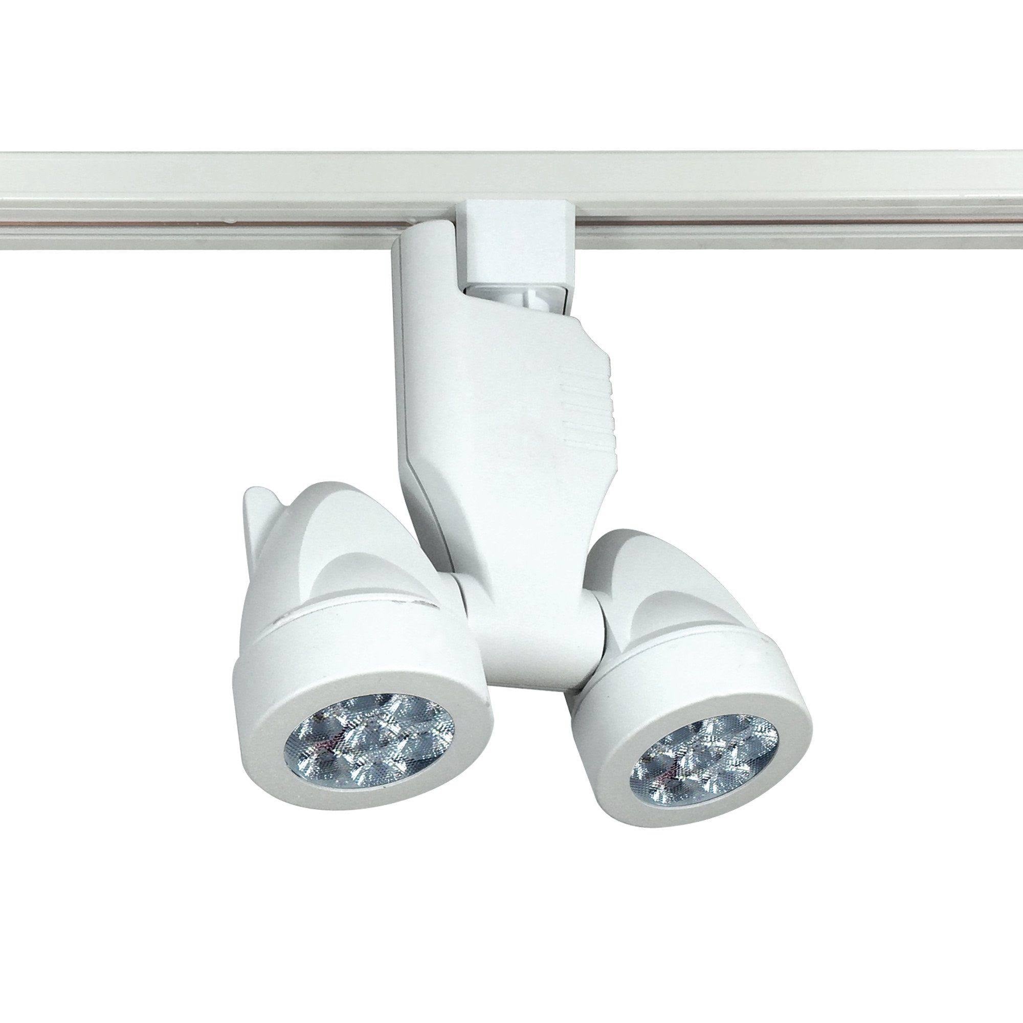 One Light Dual Track Head Black Fixture E527488